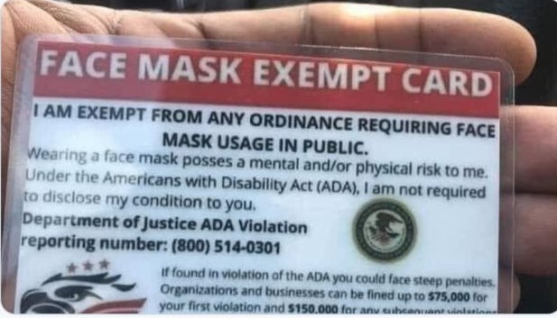 Mask Card Mask Myths – What I've Learned As A Hospital Medical Director